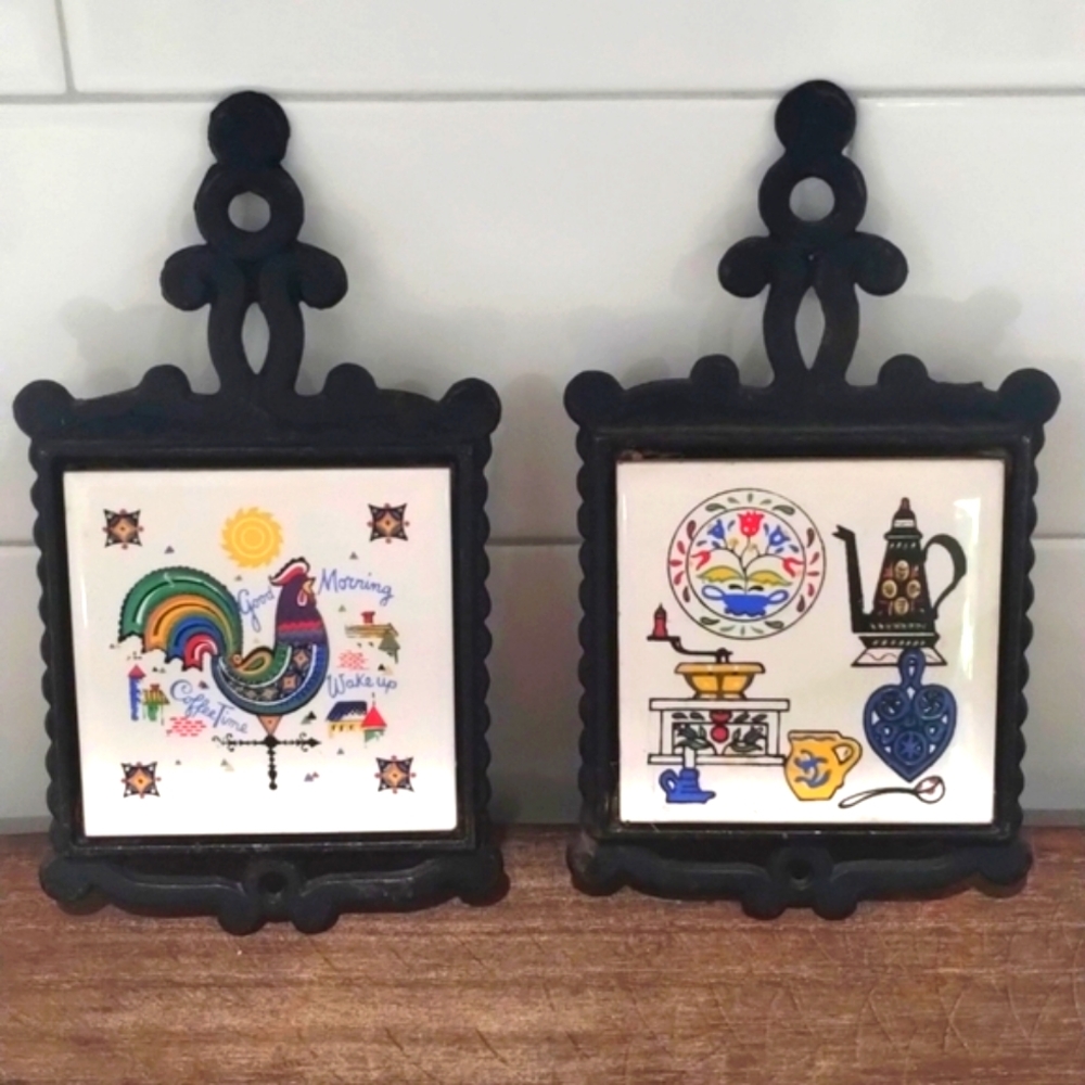Vintage Trivet Pair Hard to Find 🐓